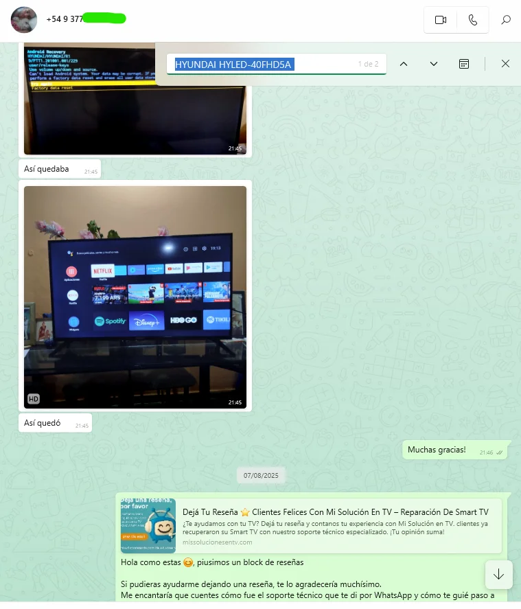 Cómo actualizar mi Smart TV HYUNDAI HYLED-40FHD5A – Firmware y solución a pantalla negra - Imagen 2