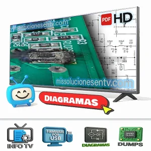 📘 Diagrama de circuito electrónico PHILCO PLD32HS23CH con MainBoard, PowerBoard