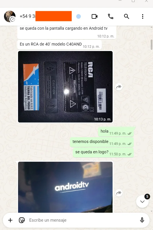 RCA C40AND se queda en logo, no arranca o se reinicia – Firmware forzado USB - Imagen 4