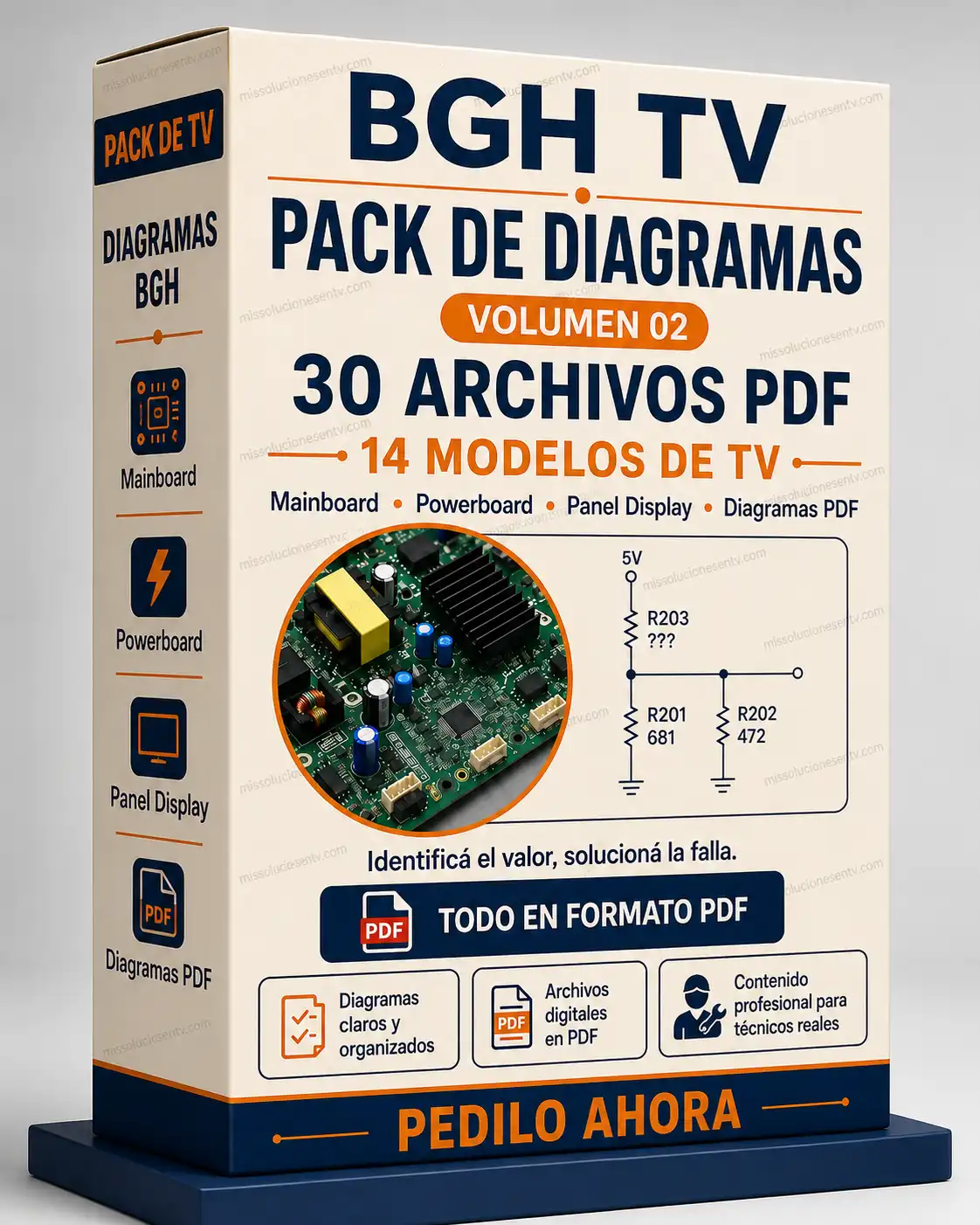 BGH TV Pack de Diagramas Volumen 02 con 30 archivos PDF