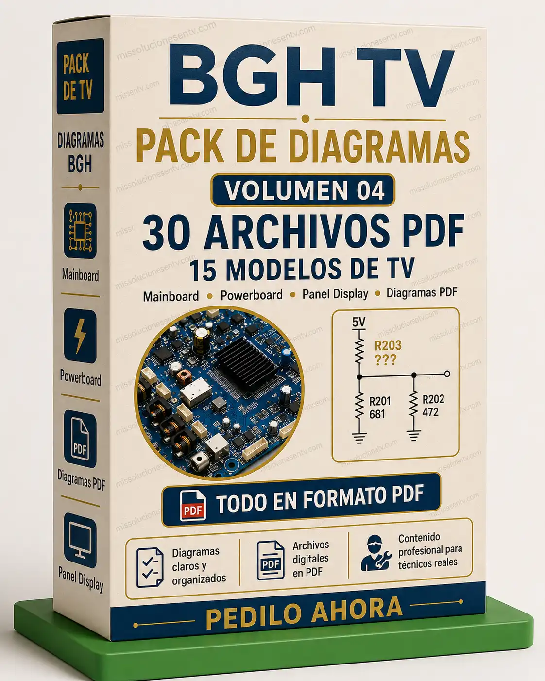 BGH TV Pack de Diagramas Volumen 04 con 30 archivos PDF