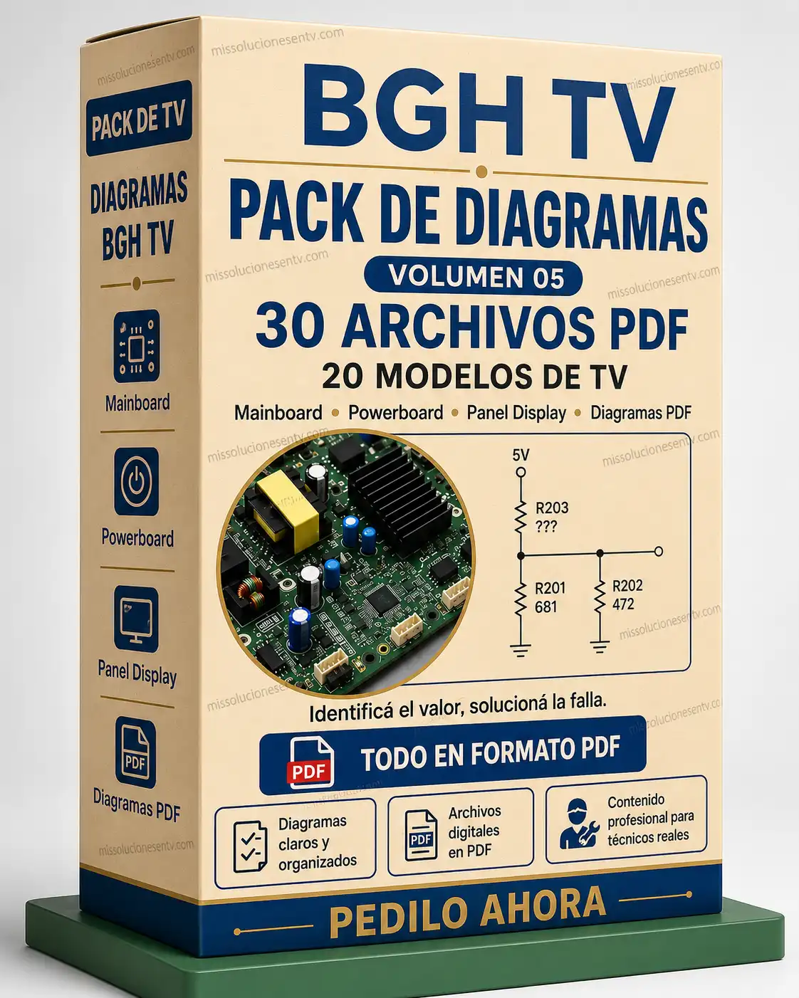 BGH TV Pack de Diagramas Volumen 05 con 30 archivos PDF