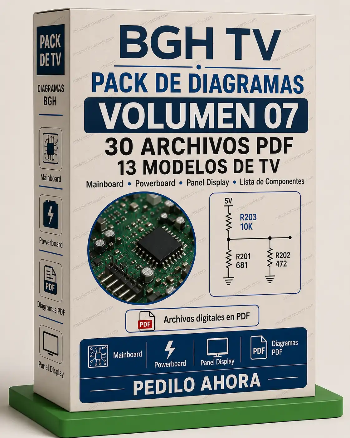 BGH TV Pack de Diagramas Volumen 07 con 30 archivos PDF