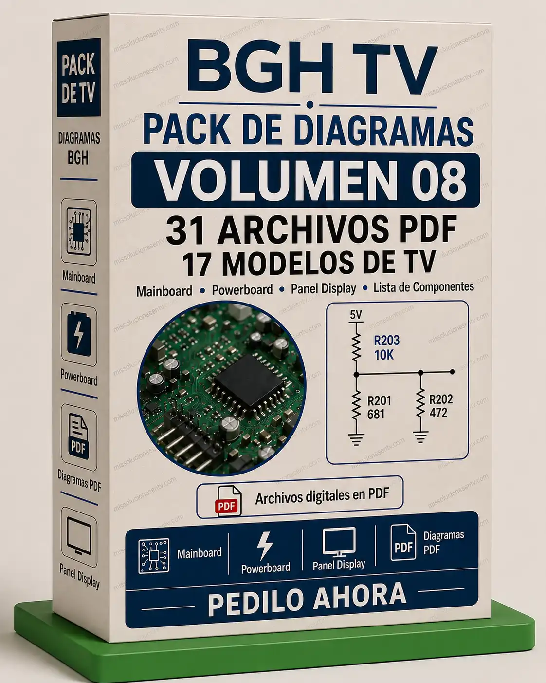 BGH TV Pack de Diagramas Volumen 08 con 31 archivos PDF