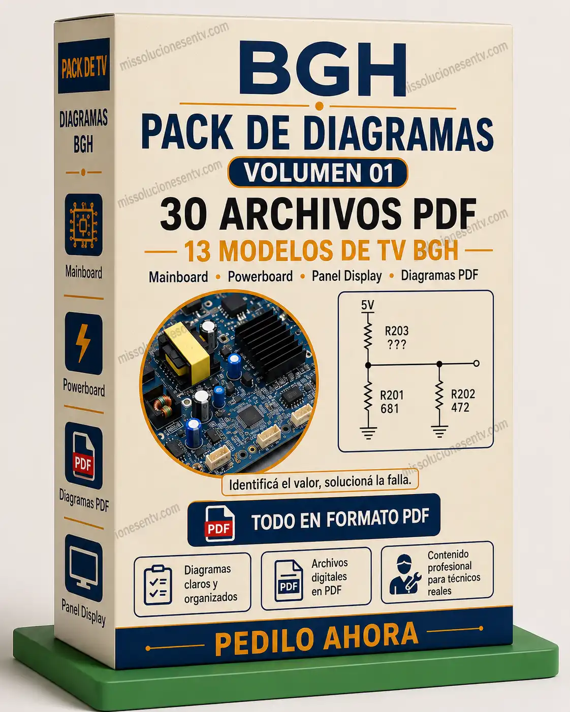 BGH TV Pack de Diagramas Volumen 01 con 30 archivos PDF