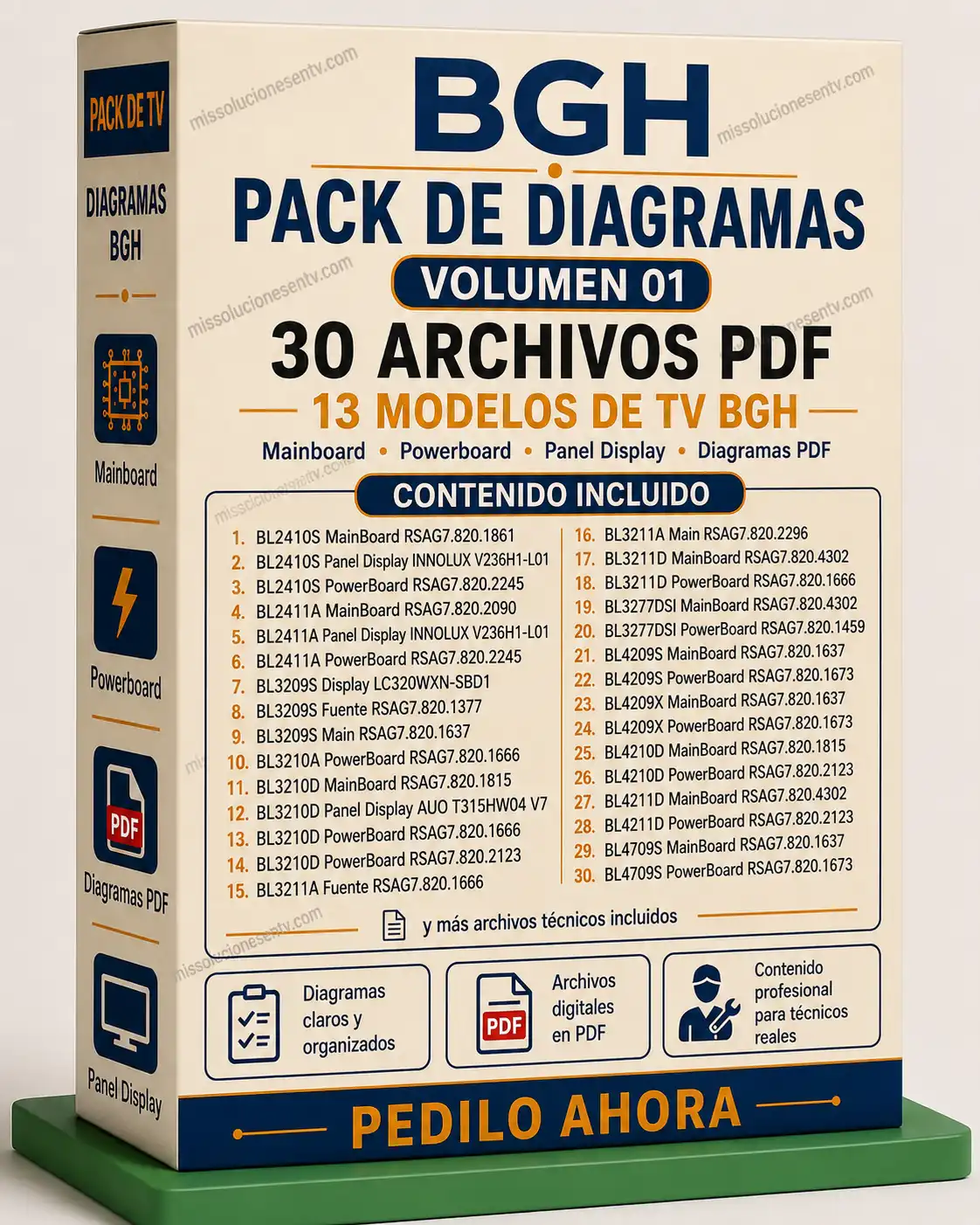 BGH TV Volumen 01 caja con contenido incluido