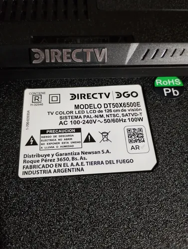 Actualizar Firmware DIRECTV DGO DT50X6500E por USB – Instalación desde el menú - Imagen 2